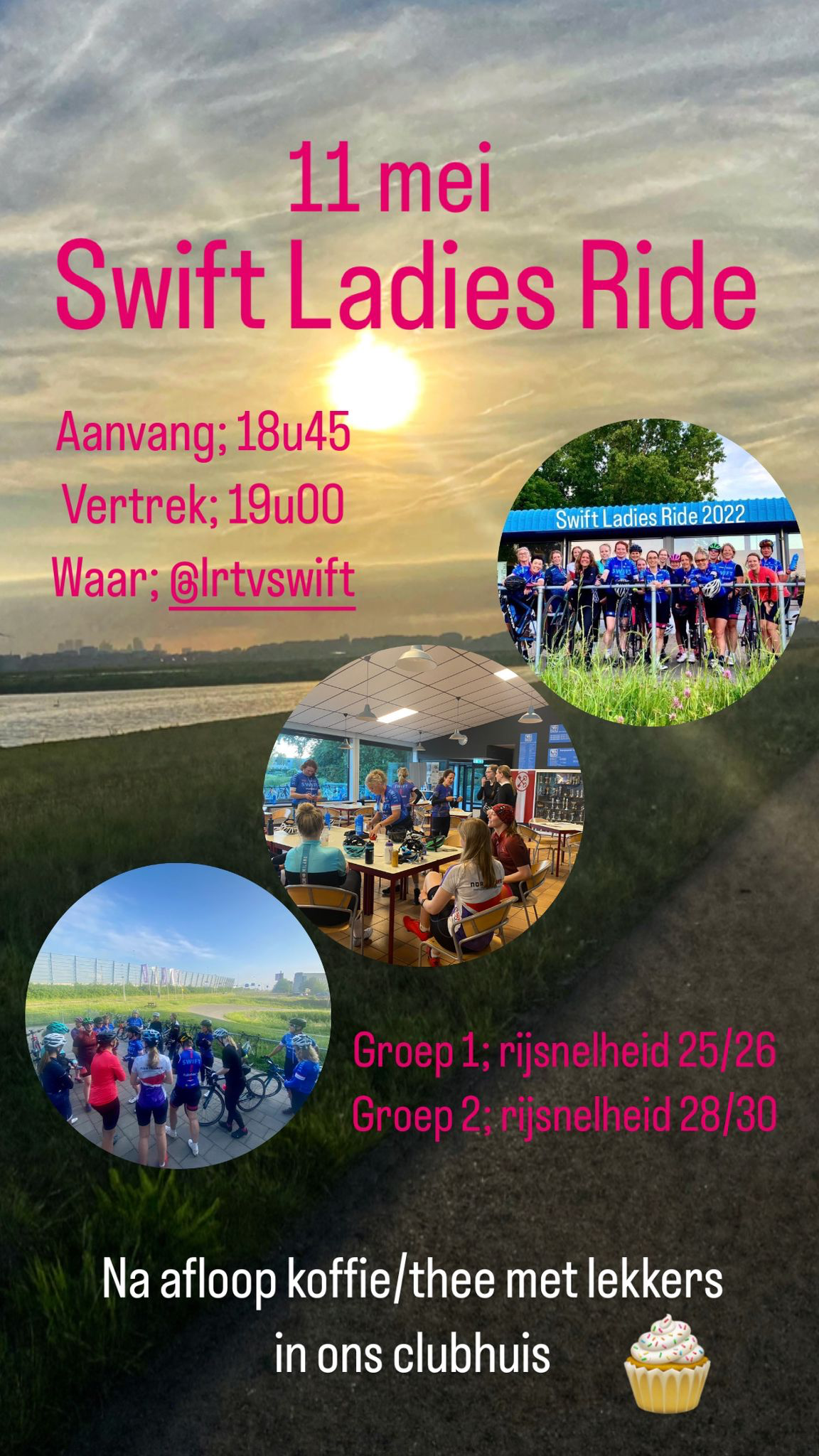 Swift ladies ride op donderdag 1 juni